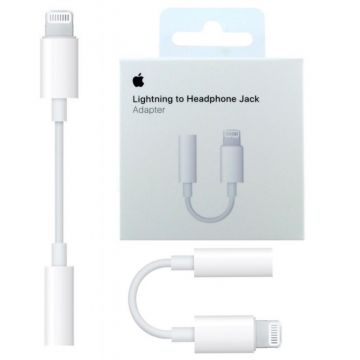 Adaptor audio Lightning/Jack, Apple, Alb