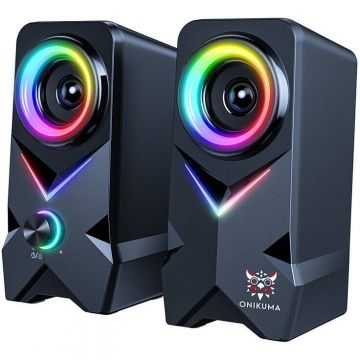 Boxa portabila L2, Bluetooth, USB, 2x 5W RMS, RGB, Lungime cablu 1.4m, Negru Boxa portabila L2, Bluetooth, USB, 2x 5W RMS, RGB, Lungime cablu 1.4m, Negru