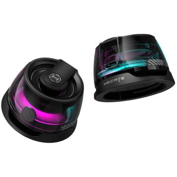 Boxe Portabile Bluetooth RMS 3W Built-in Li-Ion 500mAh RGB USB-C Negru