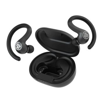 Casti Bluetooth JLAB JBuds Air Sport, True Wireless Earbuds, Negru