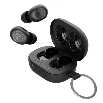 Casti Bluetooth JLAB JBuds Mini, True Wireless Earbuds, Negru