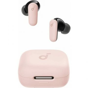 Casti Bluetooth Soundcore P30i Tehnologie Noise Cancelling 2-in-1 Carcasa si Stand IP54 Roz