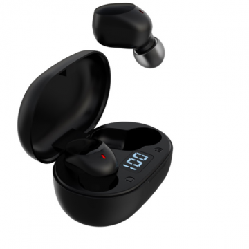 Casti Bluetooth TWS In Ear Microfon Negru