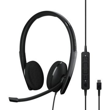 Casti Call Center & Office Adapt 160 USB-C II Negru