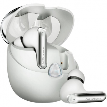 Casti EarBuds Sonic Air x4 ENC 10mm IPX5 Bluetooth Alb