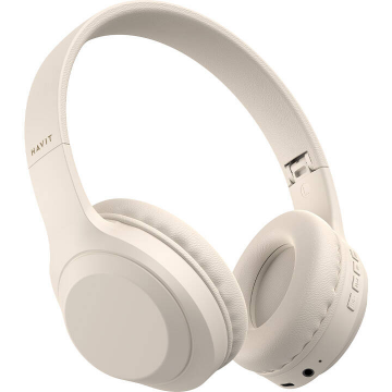 Casti H628BT Bluetooth 200mAh Bej