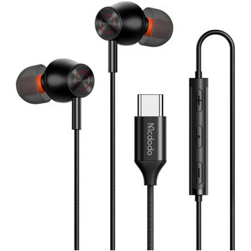 Casti HP-3490 In-Ear USB-C 1.2M Negru