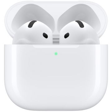 Casti In-Ear Apple Airpods 4, True Wireless, Bluetooth, Active Noise Cancellation, Alb