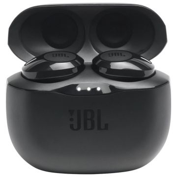 Casti In-Ear, JBL Tune 125 TWS, Pure Bass, Negru