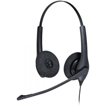 Casti On-Ear Jabra BIZ 1500 QD Duo, Noise Cancelling, Negru