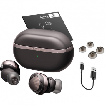 Casti Opera03 TWS USB-C Bluetooth 5.3 Negru