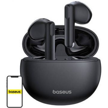 Casti Wireless Bowie E12 TWS   Bluetooth  ANC  Negru
