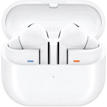 Samsung Casti True Wireless Samsung Galaxy Buds 3 Pro, Bluetooth, In-ear, ANC, 360 Audio, Auracast, IP57, Alb