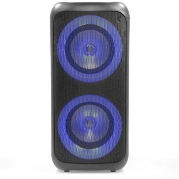 Boxa Portabila 2X8''/20Cm Cu BT/USB/SD Negru Boxa Portabila 2X8''/20Cm Cu BT/USB/SD Negru