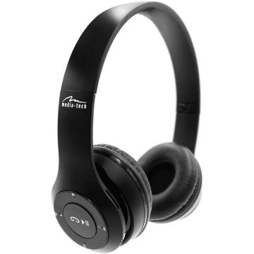 Casti Epsilion MT3591 Wireless Bluetooth 4.2 Radio FM Negru