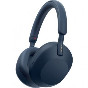 Casti Telefon WH-1000XM5 Wired Wireless Calls/Music Bluetooth Albastru