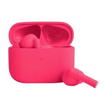 Casti True Wireless Colorum CTWS-02, Bluetooth (Magenta) Casti True Wireless Colorum CTWS-02, Bluetooth (Magenta)
