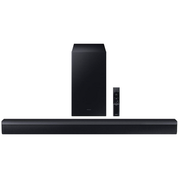 Samsung Soundbar, Samsung, HW-C440G, Cu subwoofer, 2.1 canale, 190 W, Bluetooth, Wireless, Negru Samsung Soundbar, Samsung, HW-C440G, Cu subwoofer, 2.1 canale, 190 W, Bluetooth, Wireless, Negru
