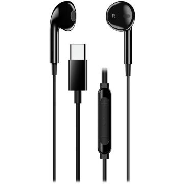 Casti Cu Fir HS-M365 Intraauriculare Microfon Negru