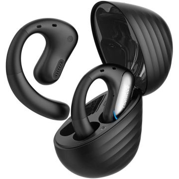 Casti Wireless Tip Butoni TWS Negru