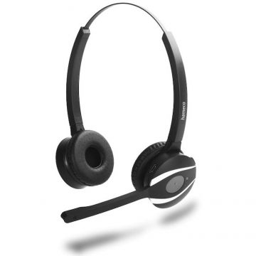 HAMECO Casti Bluetooth Hameco HS-8020D-BT, stereo, Negru