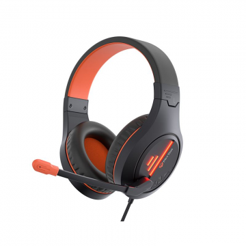 Meetion Casti de gaming Meetion HP021, Negru-Portocaliu (MT-HP021BO) (MT-HP021)