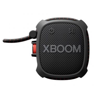 Boxa portabila LG XBOOM Go XG2TBK Rugged, 5 W, Bluetooth 5.3, Autonomie 10 ore, IP67 (Negru) Boxa portabila LG XBOOM Go XG2TBK Rugged, 5 W, Bluetooth 5.3, Autonomie 10 ore, IP67 (Negru)