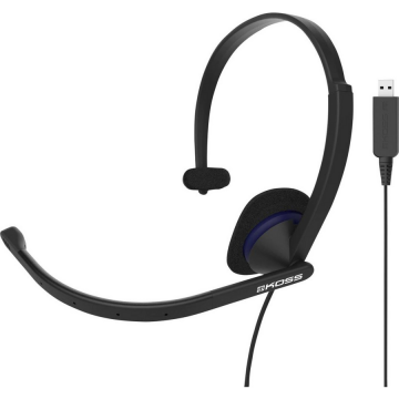 Koss Casti Koss CS195 Casti USB, on-ear, cu fir, microfon, negru