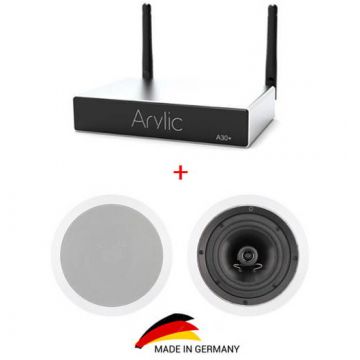 Tibo Pachet sonorizare stereo multiroom prin streaming cu ARYLIC A30+ si 2 boxe de tavan Inakustik Ambientone R1 Tibo Pachet sonorizare stereo multiroom prin streaming cu ARYLIC A30+ si 2 boxe de tavan Inakustik Ambientone R1
