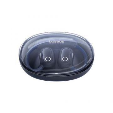 Casti alergare Tue Wireless Baseus Eli Sport 1 Open-Ear TWS, Bluetooth 5.3, Autonomie 30 ore (Negru)