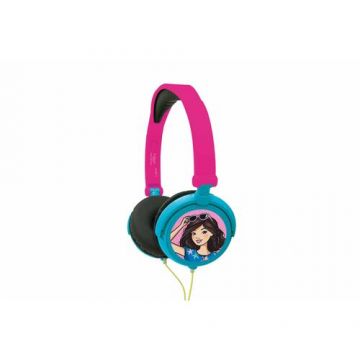 Casti pliabile cu fir Barbie, Lexibook, Jack audio 3.5mm (Multicolor)