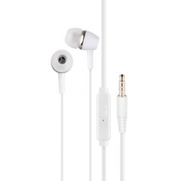 Casti Stereo Mobeen by Samsung GP-OEU023AEAWW, Jack 3.5mm, Microfon, Bulk (Alb)