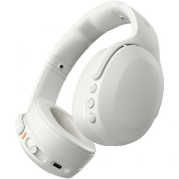 Casti Wireless SKULLCANDY Crusher Evo S6EVW-S951, Bluetooth 5.0, On-Ear, Microfon (Alb)