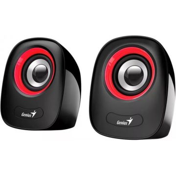 genius Boxe Genius 2.0, Rms: 6W (2 X 3W), Usb Power, Red, Sp-Q160 31730027401