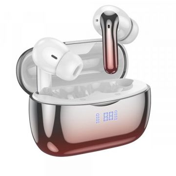 HOCO Handsfree Bluetooth HOCO EQ16, TWS, ANC, Rosu HOCO Handsfree Bluetooth HOCO EQ16, TWS, ANC, Rosu
