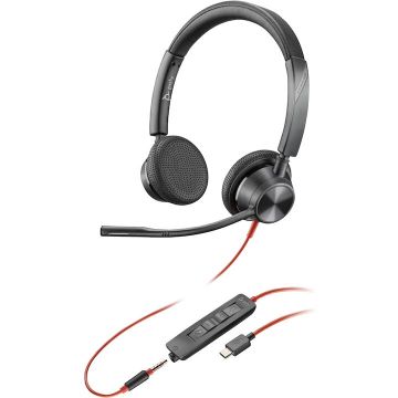 HP Casti, Over the Ear HP Blackwire 3325, cu fir, negru, 2.27m HP Casti, Over the Ear HP Blackwire 3325, cu fir, negru, 2.27m