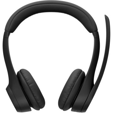 Logitech Casti wireless Logitech Zone 305, 2.4GHZ, Bluetooth 5.3, microfon,  Negru