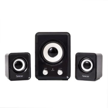 spacer BOXE SPACER 2.1, RMS:  11W (2 x 3W + 5W), control volum, USB power, negru