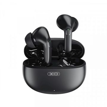 XO Design Casti fara Fir, XO-G17, BT5.3, TWS si ANC, Capacitate 380mAh, Autonomie 3 Ore, Negru