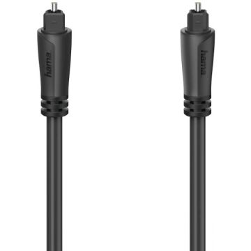 Cablu audio Hama Optic 1x Toslink Male - 1x Toslink Male, 3 m, Negru