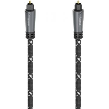 Cablu audio Hama Optic 1x Toslink Male - 1x Toslink Male, 3 m, Negru