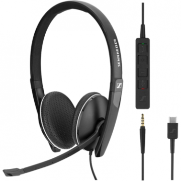 Casti ADAPT 165 USB-C II Negru