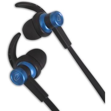 Casti Audio EH201KB cu Microfon Negru/Albastru