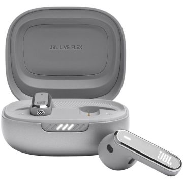 Casti Bluetooth Live Flex TWS ANC Argintiu