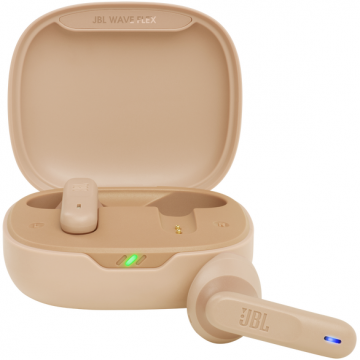 Casti Bluetooth Wave Flex TWS Bej