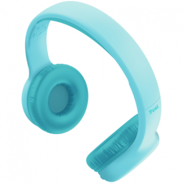 Casti Cu Microfon Nouna WS Pentru Copii Bluetooth 3.5mm Jack Albastru