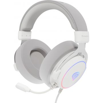 Casti Gaming Genesis NEON 764 White