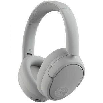 Casti Over-Ear JLAB JBuds Lux ANC, Wireless, Bluetooth, Multipoint, Smart ANC, Autonomie 70 ore (Alb)