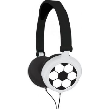 Casti pliabile cu fir Fotbal, Lexibook, Jack audio 3.5mm (Alb/Negru) Casti pliabile cu fir Fotbal, Lexibook, Jack audio 3.5mm (Alb/Negru)