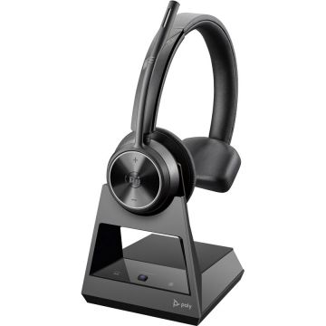 Casti Poly Savi 7310 UC Monaural Certificat Microsoft Teams Euro Plug Negru